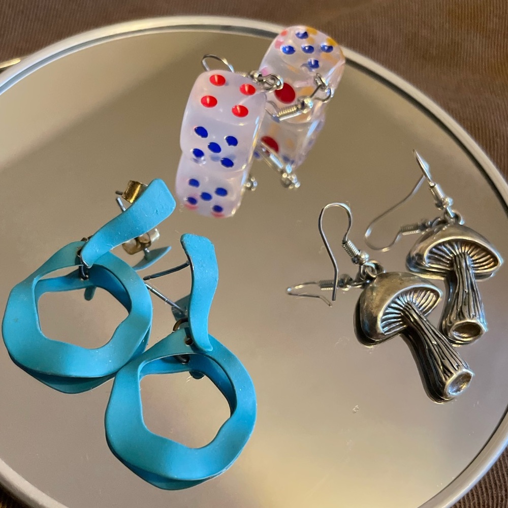 funky earrings